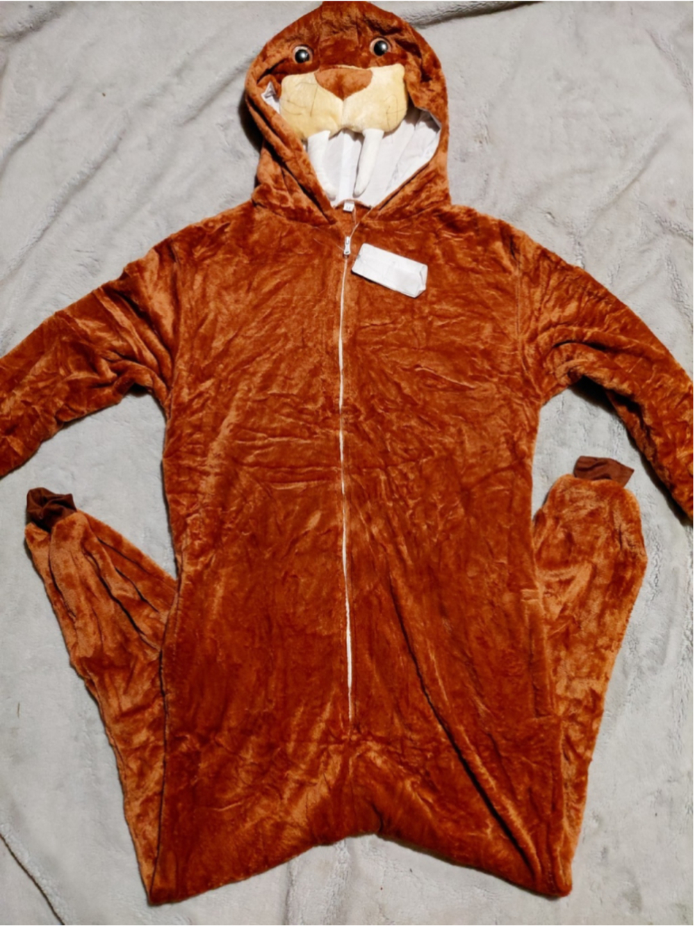 Animal Walrus Pajamas Unisex Adult Cosplay Costumes Jumpsuit Size Medium NWT
